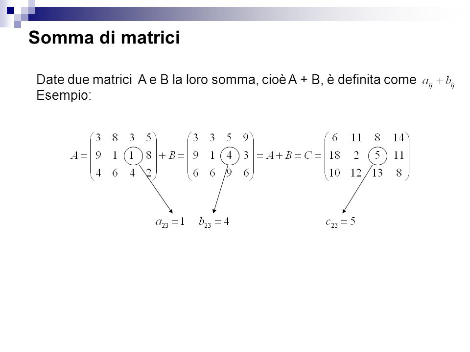 Matrici queste sconosciute…..esercizio su java on line…